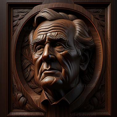 3D model George Walker Bush American artist (STL)